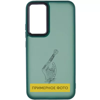 Накладка Oprint Скандинавія Black для TECNO Spark 8C Green / Сокира