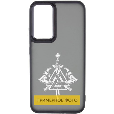 Накладка Oprint Скандинавія White для Oppo A78 4G Black / Меч Накладка Oprint Скандинавія White для Oppo A78 4G Black / Меч