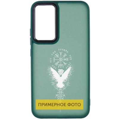 Накладка Oprint Скандинавія White для Oppo A78 4G Green / Крила