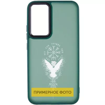 Накладка Oprint Скандинавія White для Oppo A78 4G Green / Крила