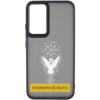 Накладка Oprint Скандинавія White для Oppo A96 Black / Крила Накладка Oprint Скандинавія White для Oppo A96 Black / Крила