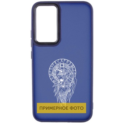 Накладка Oprint Скандинавія White для Oppo A96 Navy Blue / Воїн Накладка Oprint Скандинавія White для Oppo A96 Navy Blue / Воїн