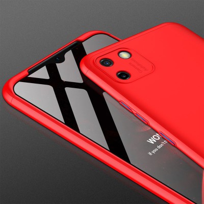 Пластиковая накладка GKK LikGus 360 градусов (opp) для Realme C11 (2020) Красный