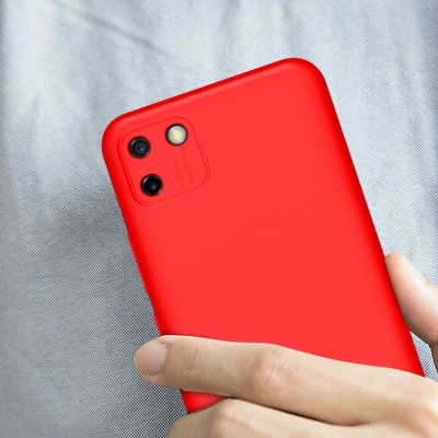Пластиковая накладка GKK LikGus 360 градусов (opp) для Realme C11 (2020) Красный