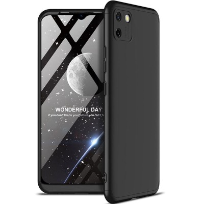 Пластиковая накладка GKK LikGus 360 градусов (opp) для Realme C11 (2020) Черный