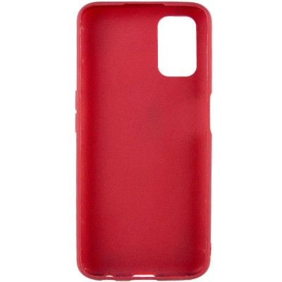 Силиконовый чехол Candy для Oppo A76 4G Бордовый