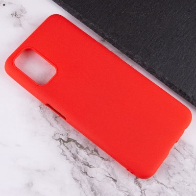 Силиконовый чехол Candy для Oppo A76 4G Красный