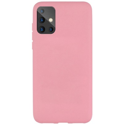 Силиконовый чехол Candy для Samsung Galaxy A51 Розовый