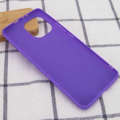 Силиконовый чехол Candy для Xiaomi Mi 11 Lite Сиреневый