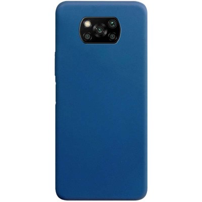 Силиконовый чехол Candy для Xiaomi Poco X3 NFC / Poco X3 Pro Синий
