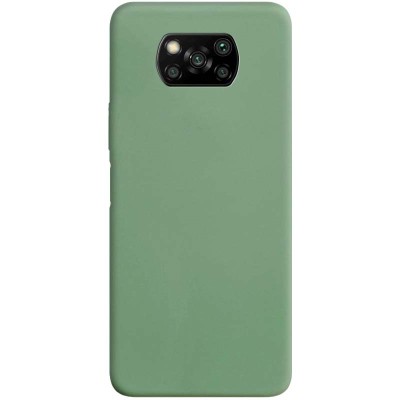 Силиконовый чехол Candy для Xiaomi Poco X3 NFC / Poco X3 Pro Фисташковый