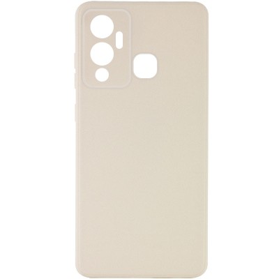 Силіконовий чохол Candy Full Camera для Infinix Hot 12 Play Бежевий / Antigue White