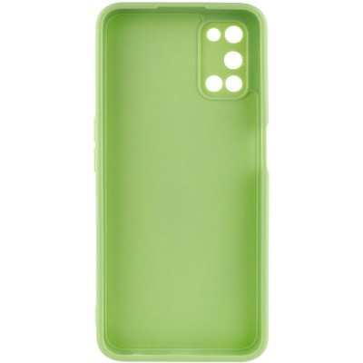 Силіконовий чохол Candy Full Camera для Oppo A52 / A72 / A92 Фісташковий