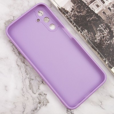 Силіконовий чохол Candy Full Camera для Samsung Galaxy A25 5G Бузковий / Dasheen
