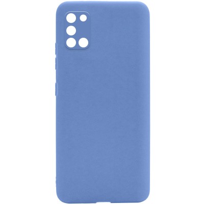 Силіконовий чохол Candy Full Camera для Samsung Galaxy A31 Блакитний / Mist blue