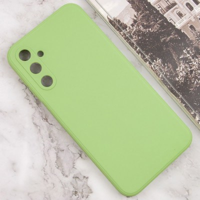 Силіконовий чохол Candy Full Camera для Samsung Galaxy A35 Фісташковий