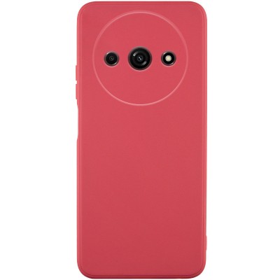 Силіконовий чохол Candy Full Camera для Xiaomi Redmi A3 Червоний / Camellia