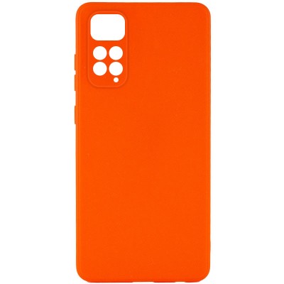 Силіконовий чохол Candy Full Camera для Xiaomi Redmi Note 11 (Global) / Note 11S Помаранчевий / Orange