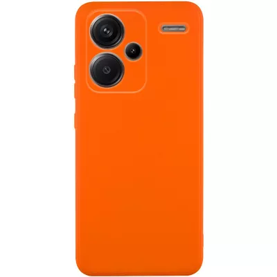 Силіконовий чохол Candy Full Camera для Xiaomi Redmi Note 13 Pro+ Помаранчевий / Orange