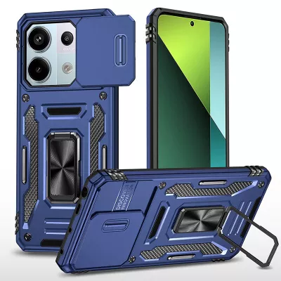 Ударостійкий чохол Camshield Army Ring для Xiaomi Redmi Note 13 4G Синій / Navy