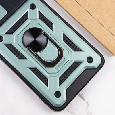 Ударостійкий чохол Camshield Serge Ring для Samsung Galaxy A55 Зелений