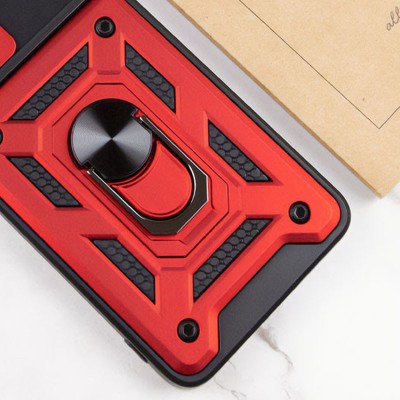Ударостійкий чохол Camshield Serge Ring для Samsung Galaxy A55 Червоний