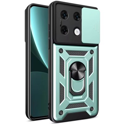 Ударостійкий чохол Camshield Serge Ring для Xiaomi Poco X6 / Note 13 Pro 5G Зелений