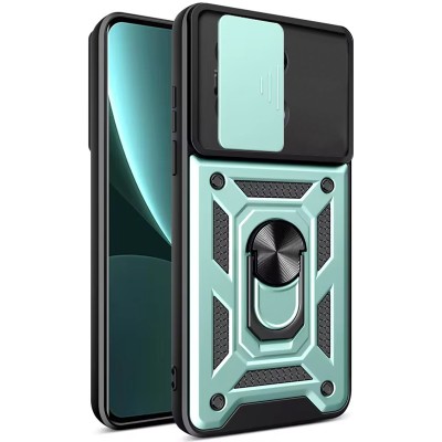 Ударостійкий чохол Camshield Serge Ring для Xiaomi Poco X6 / Note 13 Pro 5G Зелений
