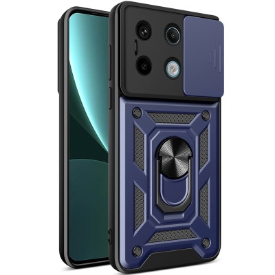 Ударостійкий чохол Camshield Serge Ring для Xiaomi Poco X6 / Note 13 Pro 5G Синій