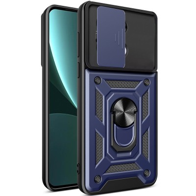 Ударостійкий чохол Camshield Serge Ring для Xiaomi Poco X6 / Note 13 Pro 5G Синій