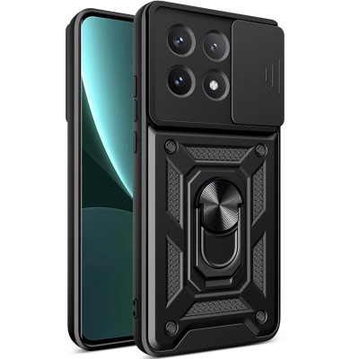 Ударостійкий чохол Camshield Serge Ring для Xiaomi Poco X6 Pro Чорний Ударостійкий чохол Camshield Serge Ring для Xiaomi Poco X6 Pro Чорний