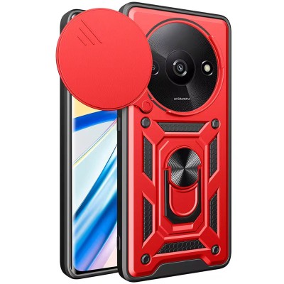 Ударостійкий чохол Camshield Serge Ring для Xiaomi Redmi A3 / A3x Червоний