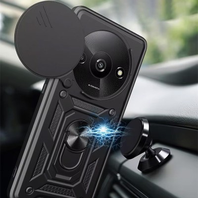 Ударостійкий чохол Camshield Serge Ring для Xiaomi Redmi A3 / A3x Чорний