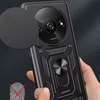 Ударостійкий чохол Camshield Serge Ring для Xiaomi Redmi A3 / A3x Чорний