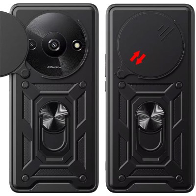 Ударостійкий чохол Camshield Serge Ring для Xiaomi Redmi A3 / A3x Чорний