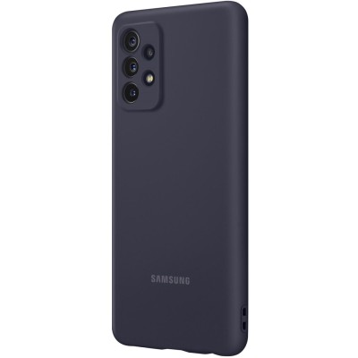 Чехол Samsung Silicone Cover для смартфона Galaxy A72 (A725) Black (EF-PA725TBEGRU)