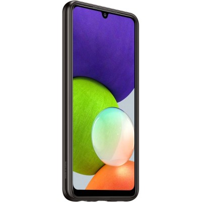 Чехол Samsung Soft Clear Cover для смартфона Galaxy A22 (A225) Black (EF-QA225TBEGRU)