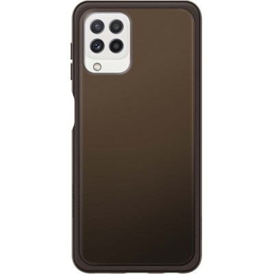 Чехол Samsung Soft Clear Cover для смартфона Galaxy A22 (A225) Black (EF-QA225TBEGRU)