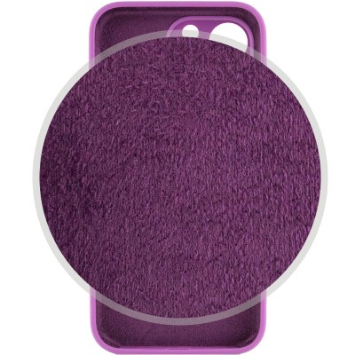 Чехол Silicone Case Full Camera Protective (AA) для Apple iPhone 14 Pro (6.1") Фиолетовый / Grape