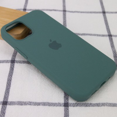 Чехол Silicone Case Full Protective (AA) для Apple iPhone 13 (6.1") Зеленый / Pine green