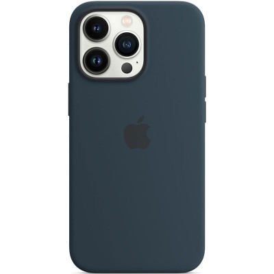 Чохол Silicone Case Full Protective (AA) для Apple iPhone 14 Pro Max (6.7") Синій / Abyss Blue