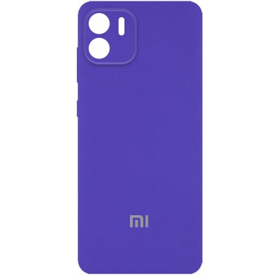 Чехол Silicone Cover Full Camera (AA) для Xiaomi Redmi A1 / A2 Фиолетовый / Purple