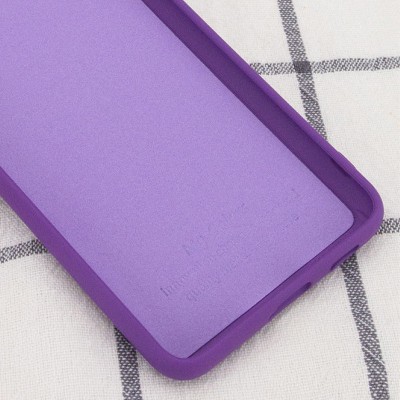 Чехол Silicone Cover Full without Logo (A) для Xiaomi Poco X3 NFC / Poco X3 Pro Фиолетовый / Purple