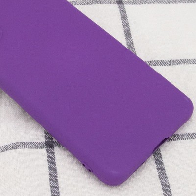 Чехол Silicone Cover Full without Logo (A) для Xiaomi Poco X3 NFC / Poco X3 Pro Фиолетовый / Purple