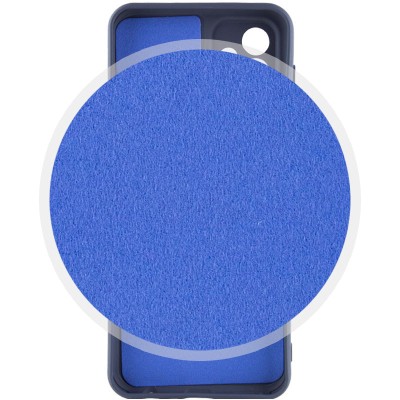 Чехол Silicone Cover Lakshmi Full Camera (A) для Samsung Galaxy A23 4G Синий / Navy Blue