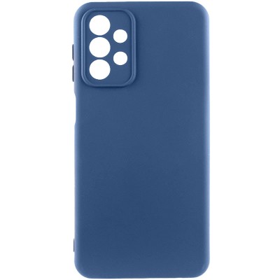 Чехол Silicone Cover Lakshmi Full Camera (A) для Samsung Galaxy A23 4G Синий / Navy Blue