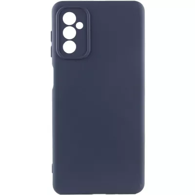 Чехол Silicone Cover Lakshmi Full Camera (AAA) для Samsung Galaxy A24 4G Темно-синий / Midnight blue