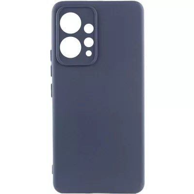 Чехол Silicone Cover Lakshmi Full Camera (AAA) для Xiaomi Redmi Note 12 4G Темно-синий / Midnight blue