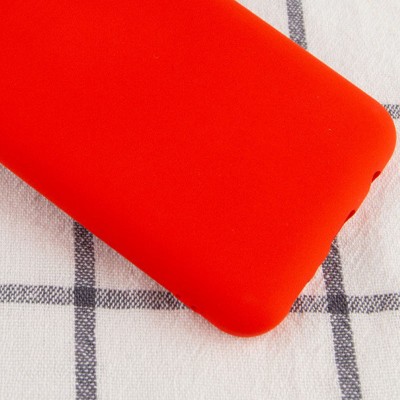 Чехол Silicone Cover My Color Full Protective (A) для Samsung Galaxy A02 Красный / Red