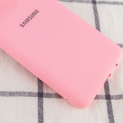 Чехол Silicone Cover My Color Full Protective (A) для Samsung Galaxy A02 Розовый / Pink